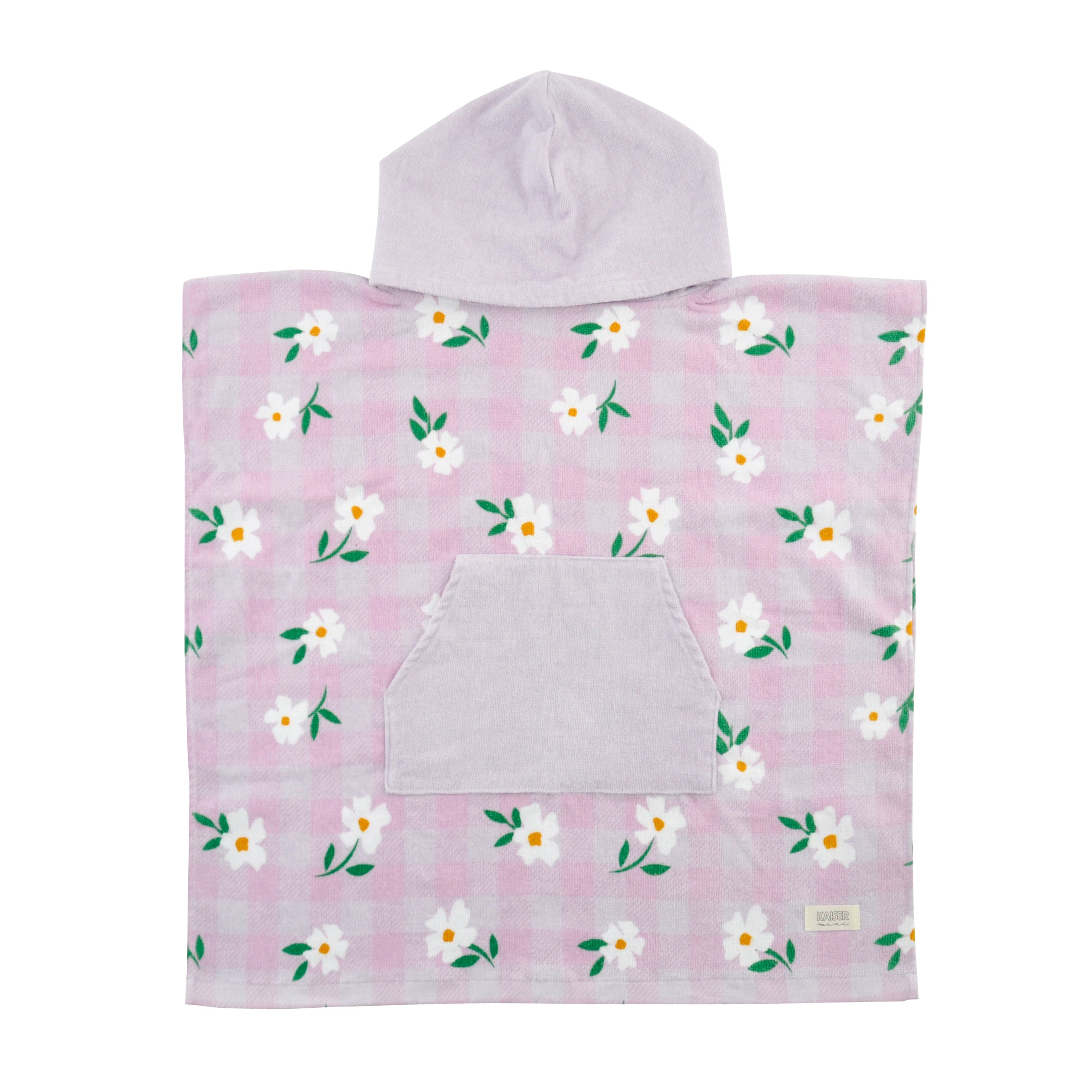 Hooded Towel - Lilac Daisy